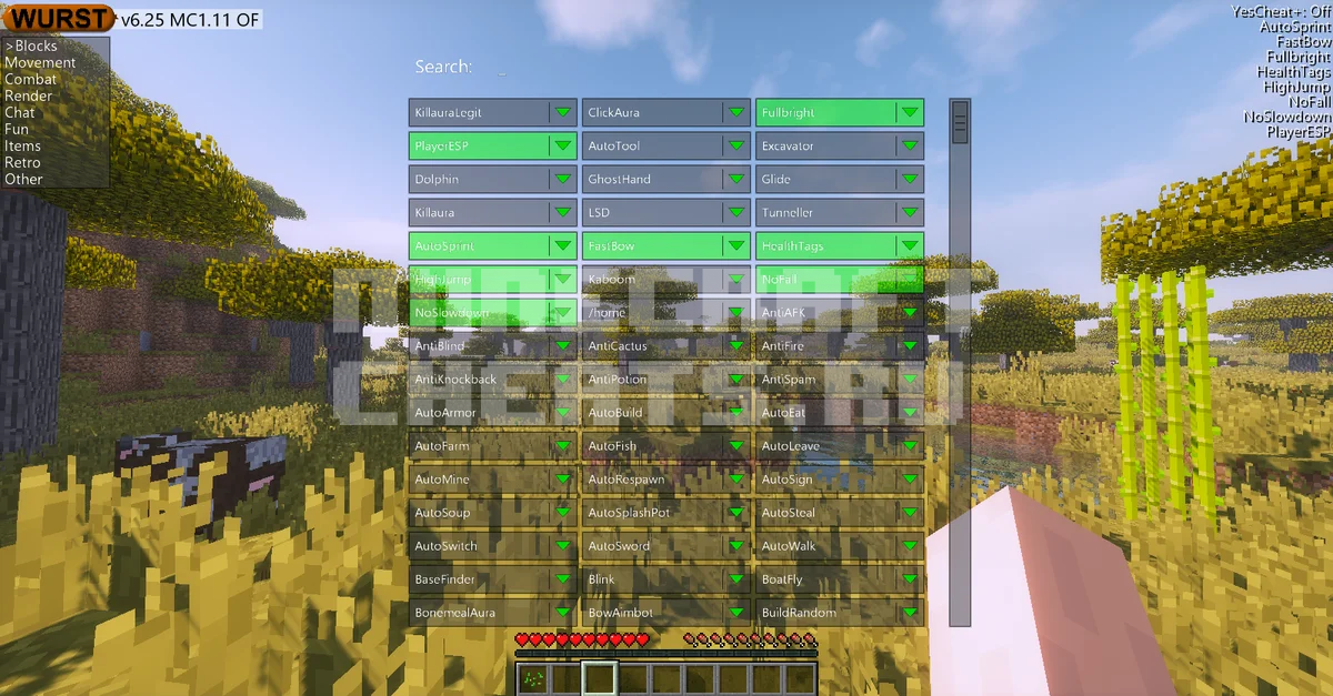 Top of the Best Cheats For Minecraft