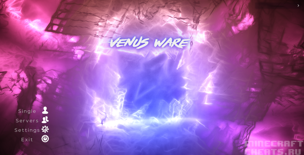 Главное меню чита VenusWare